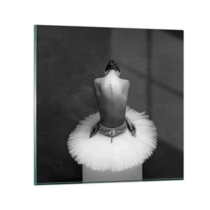 Schilderen op glas - Het bloeit gewoon - 70x70 cm