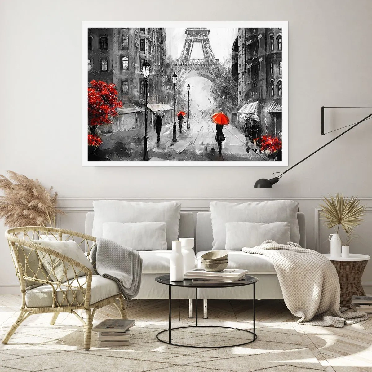 Poster - Alle wegen leiden naar haar - 70x50 cm