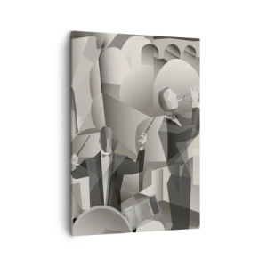 Schilderen op canvas - In de ruimte van geluiden - 50x70 cm