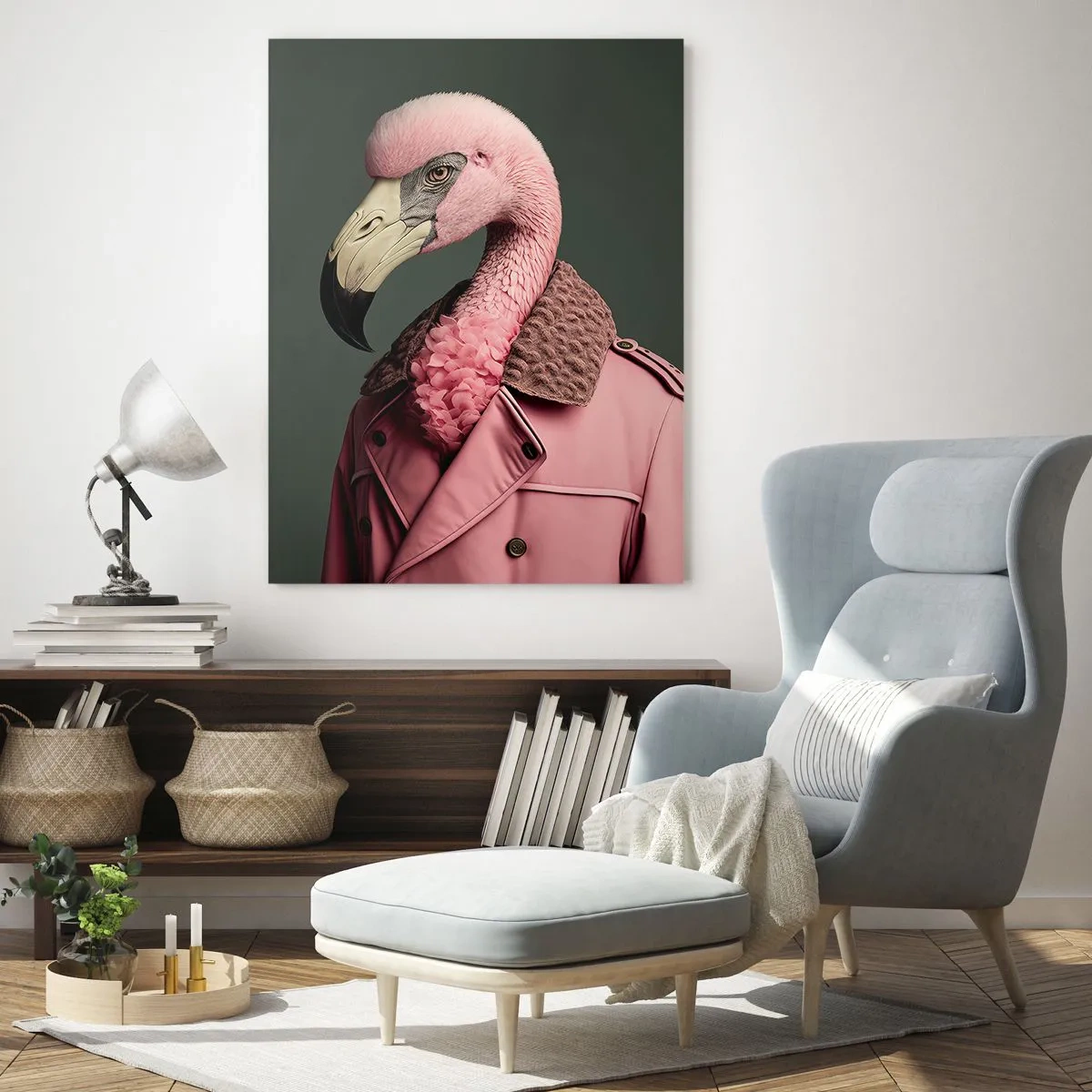 Schilderen op glas - Echte elegantie - 50x70 cm
