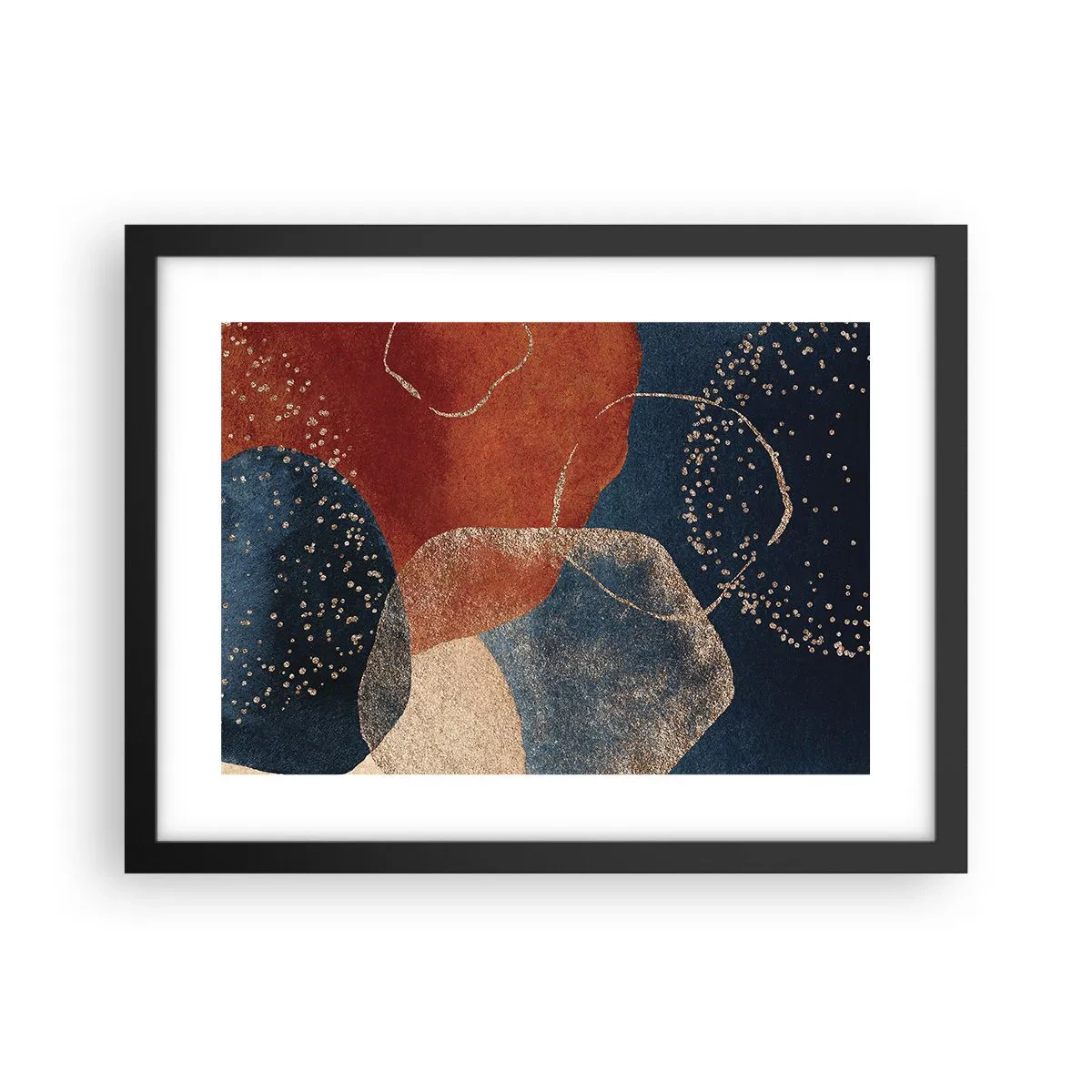 Poster in een zwarte lijst - De lichtheid van het zijn - 40x30 cm