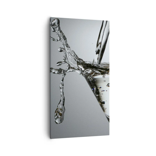 Schilderen op canvas - Op de rand van de beker - 55x100 cm