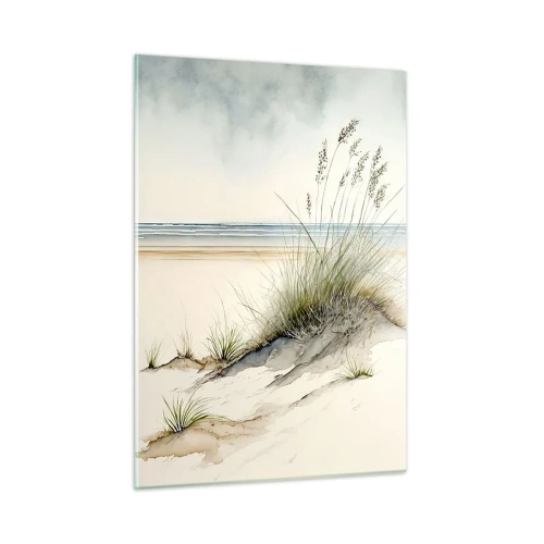 Schilderen op glas - Vertroeteld door de wind - 50x70 cm
