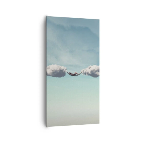 Schilderen op canvas - Het geluk van het moment - 65x120 cm