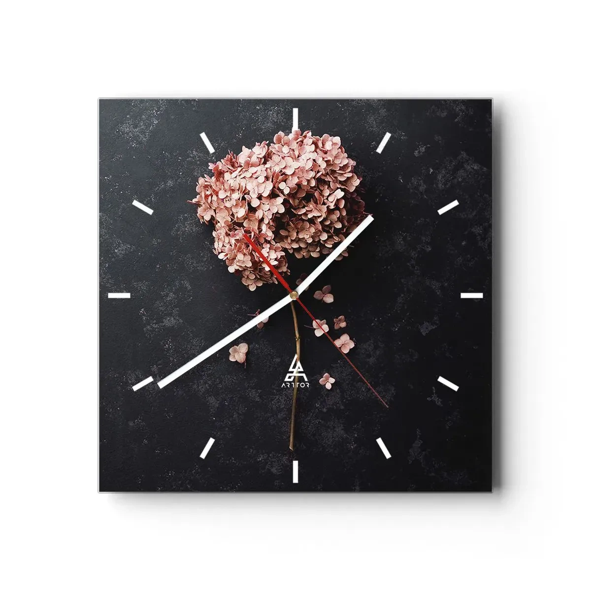 Wandklok - Klok - Een echt romantisch teken - 40x40 cm