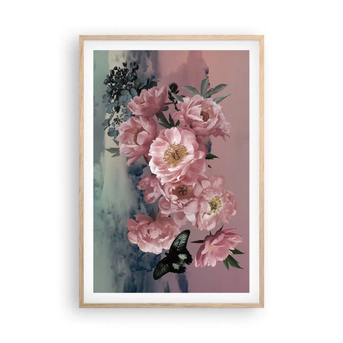 Een poster in een licht eiken lijst - Het hoogtepunt van de romantiek - 61x91 cm