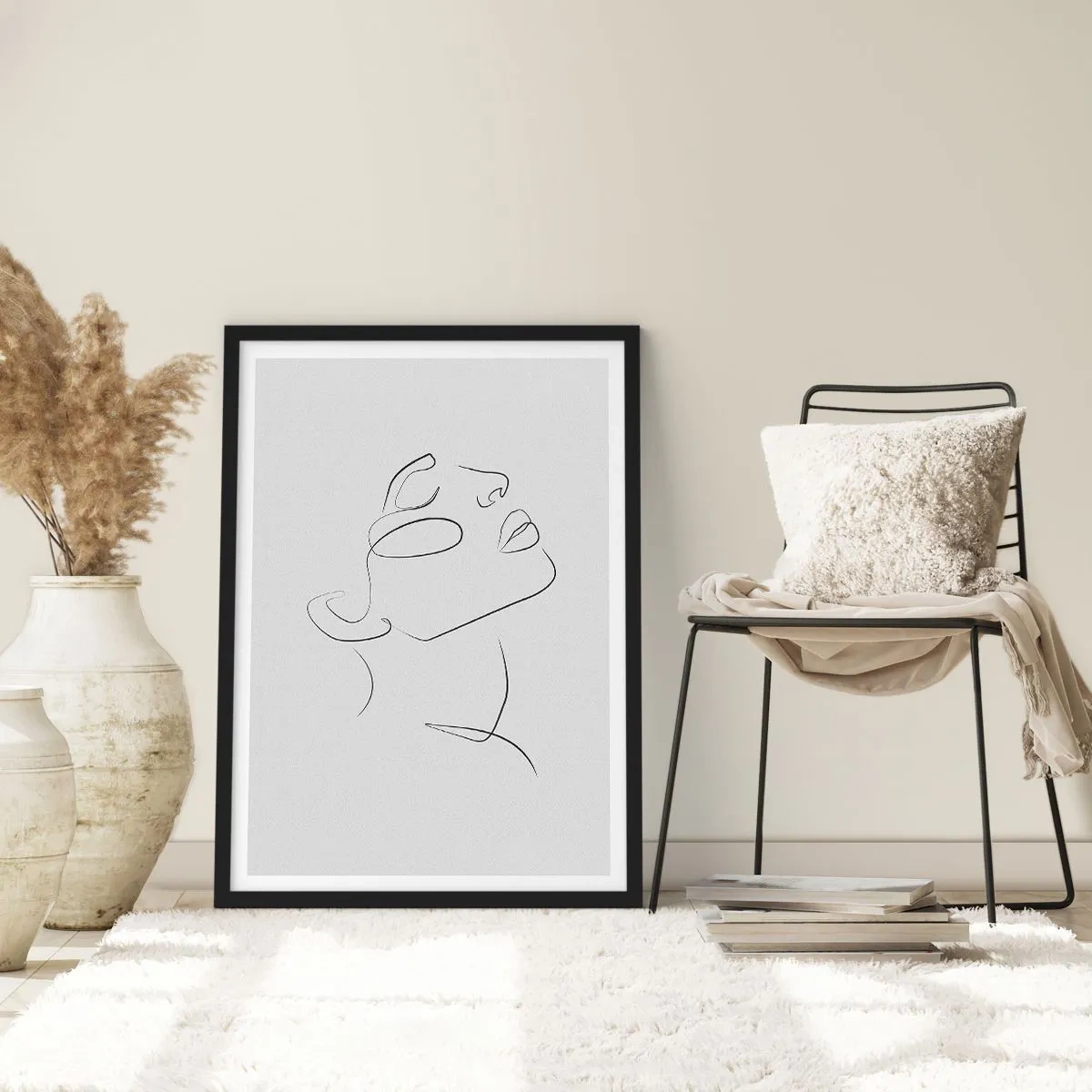 Poster in een zwarte lijst - De wendingen van dromen - 70x100 cm