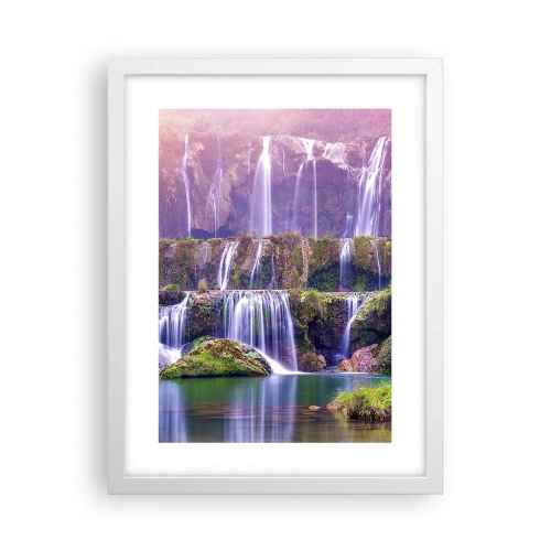 Poster in een witte lijst - Trap naar de hemel - 30x40 cm