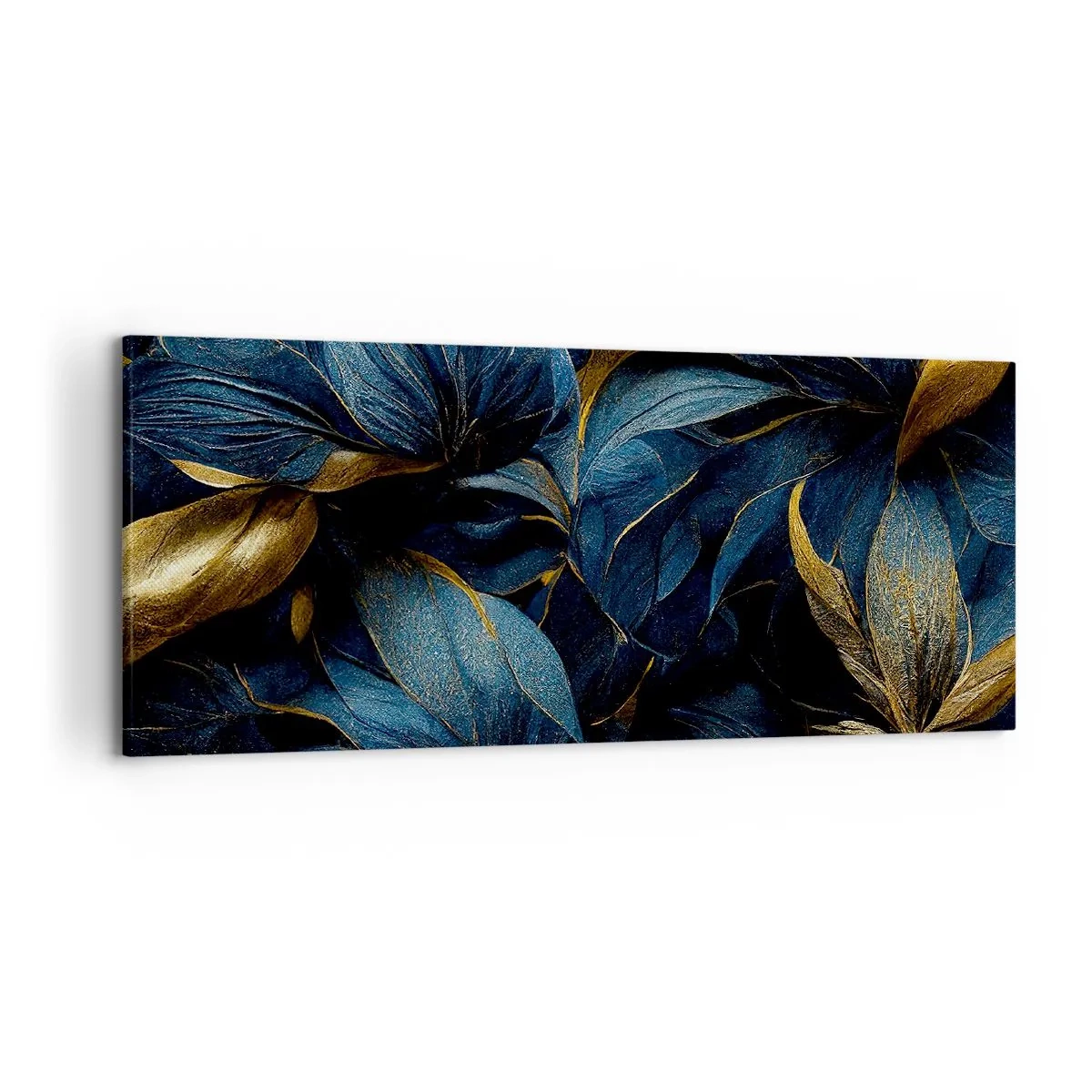 Schilderen op canvas - Met goud gevoerd - 120x50 cm