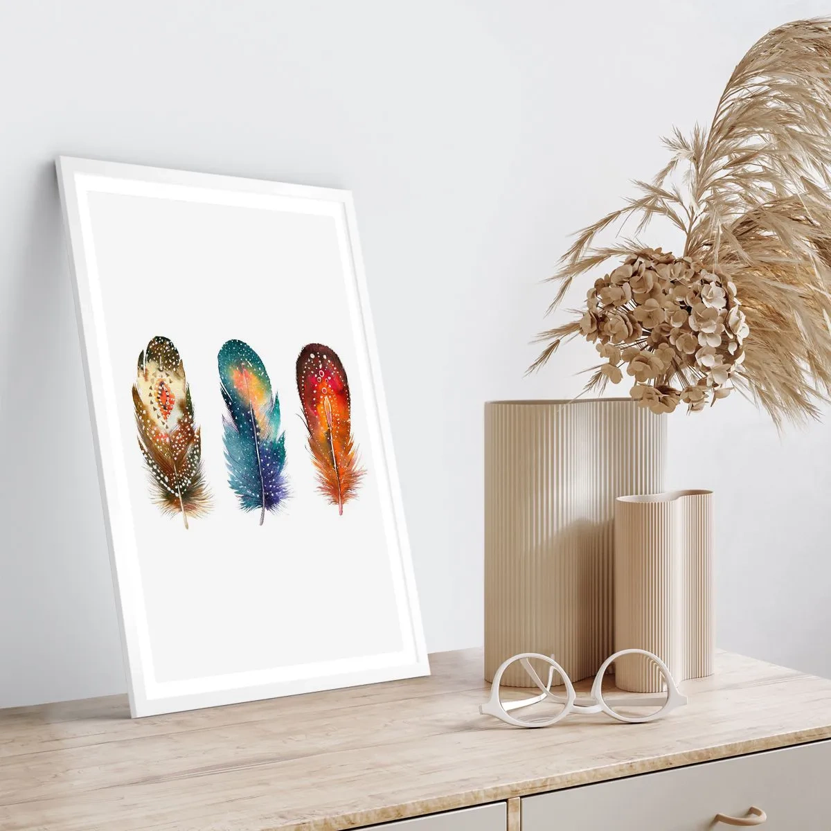 Poster in een witte lijst - Rituelen, ceremonies, geheimen - 30x40 cm