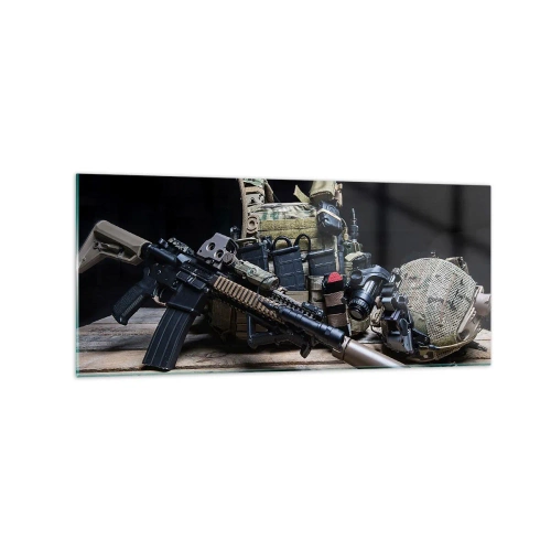 Schilderen op glas - Rust uit! - 120x50 cm