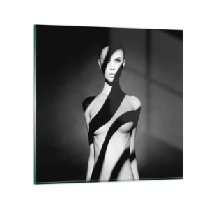 Schilderen op glas - In glans en schaduw - 30x30 cm