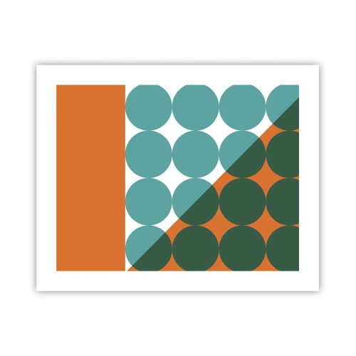 Poster - Omhoog en diagonaal - 50x40 cm