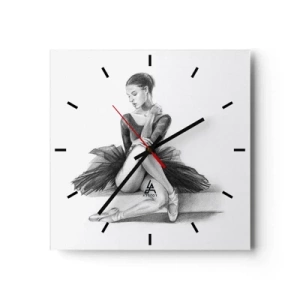 Wandklok - Klok - Betoverd door de dans - 30x30 cm