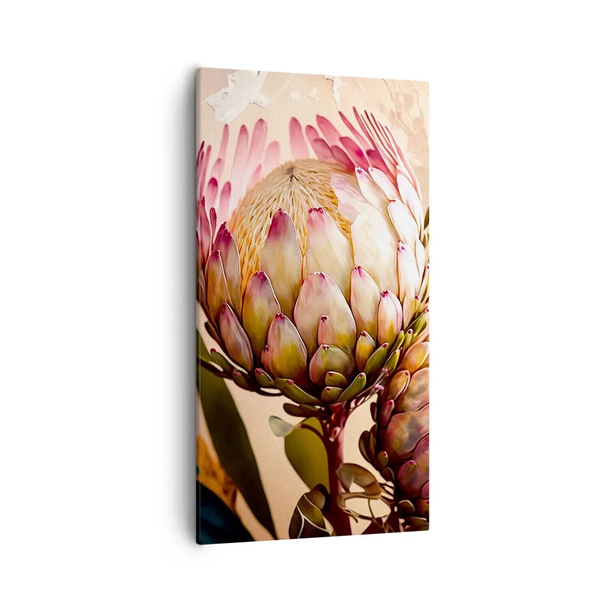 Schilderen op canvas - Teeder omarmd - 55x100 cm