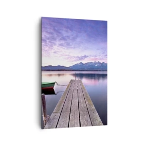 Schilderen op canvas - Vriendelijke stilte - 80x120 cm