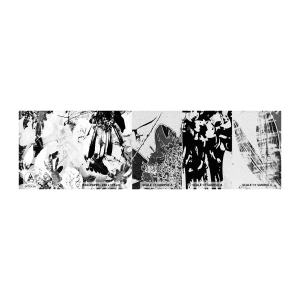 Fotobehang Monster Premium Canvas - Herfst in cameralens - Abstractie, Bloemen, Grafisch - 100x30 cm