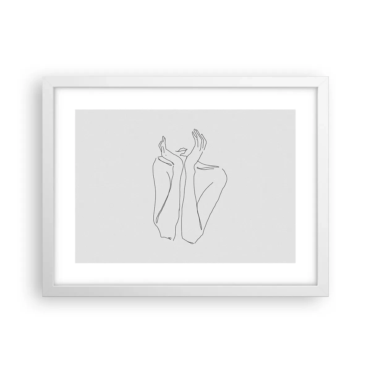 Poster in een witte lijst - Waar meisjes van dromen - 40x30 cm