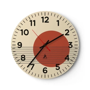 Wandklok - Klok - Opnieuw en opnieuw en verder - 30x30 cm