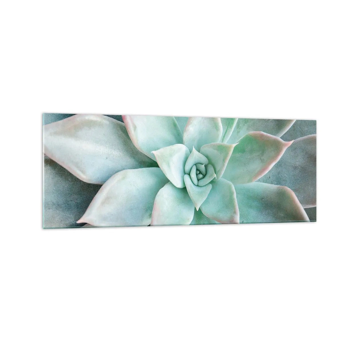 Schilderen op glas - Het hart van de woestijn - 140x50 cm