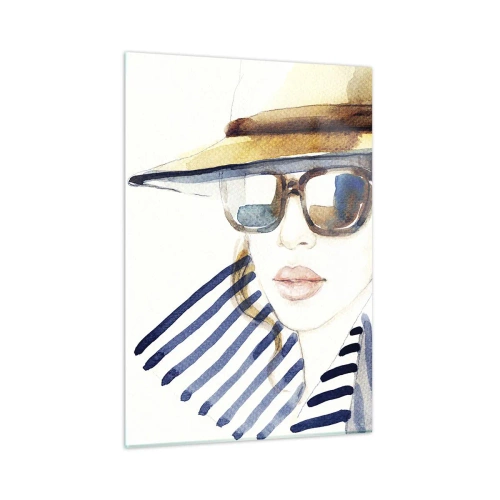Schilderen op glas - Florida heet u welkom! - 50x70 cm