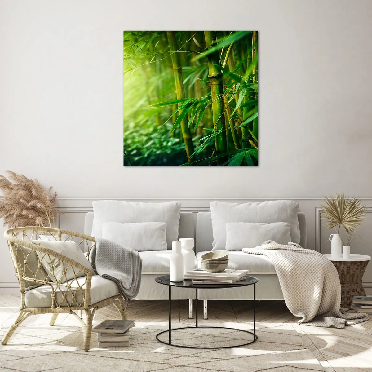 Schilderen op glas - Maak kennis met groen zelf - 40x40 cm