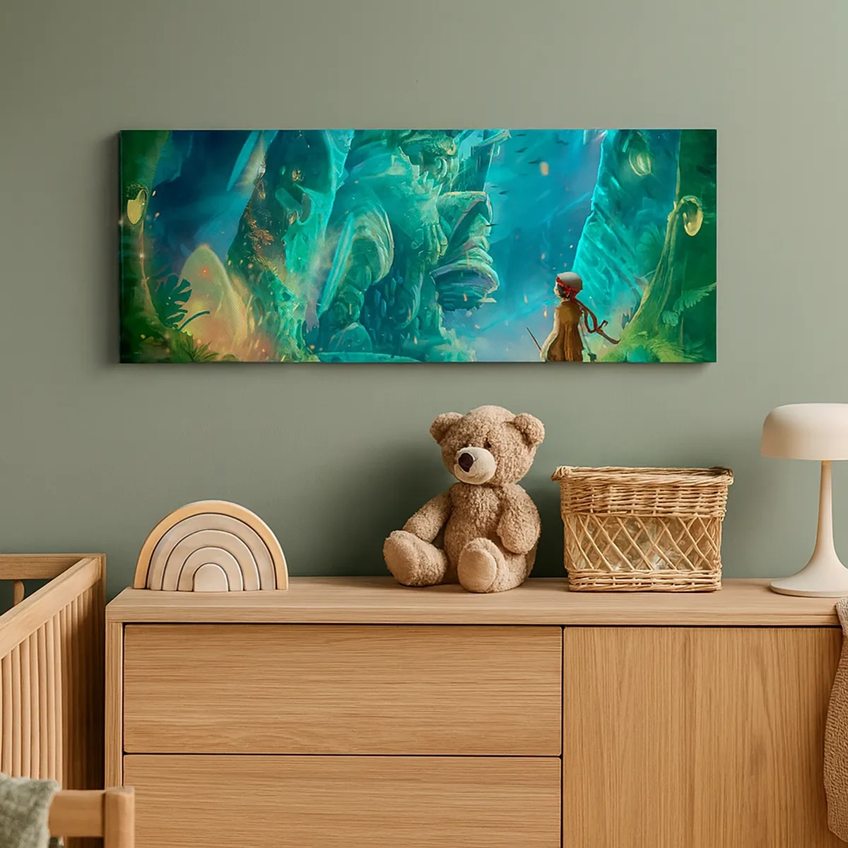 Schilderen op canvas - Uit het grote Sprookjesboek - 30x30 cm