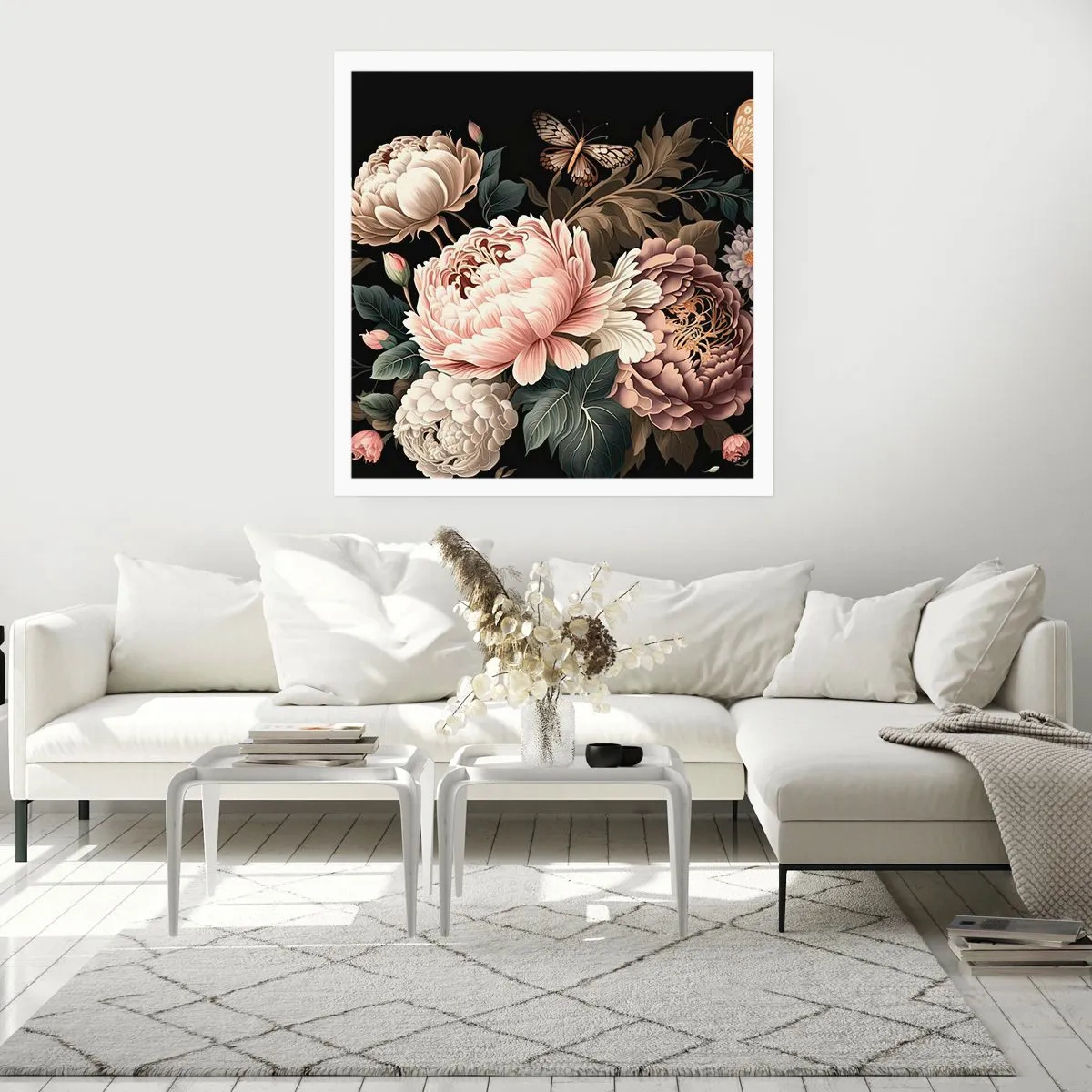 Poster - In barokstijl - 50x50 cm