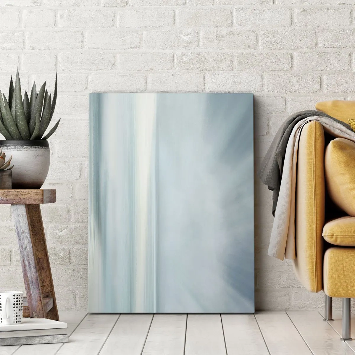 Schilderen op canvas - Vrede tot aan de horizon - 70x100 cm
