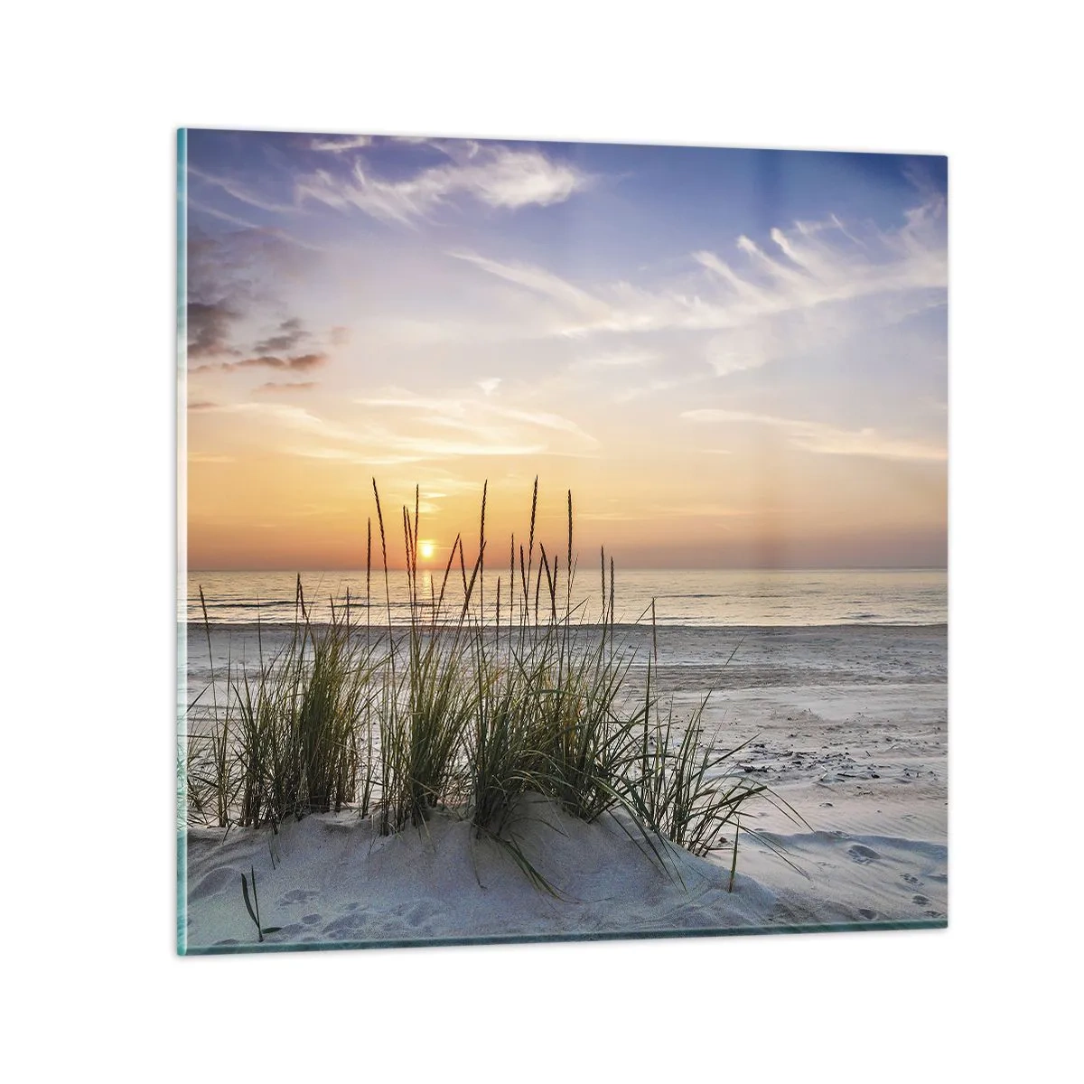 Schilderen op glas - Kijk, denk, voel - 70x70 cm