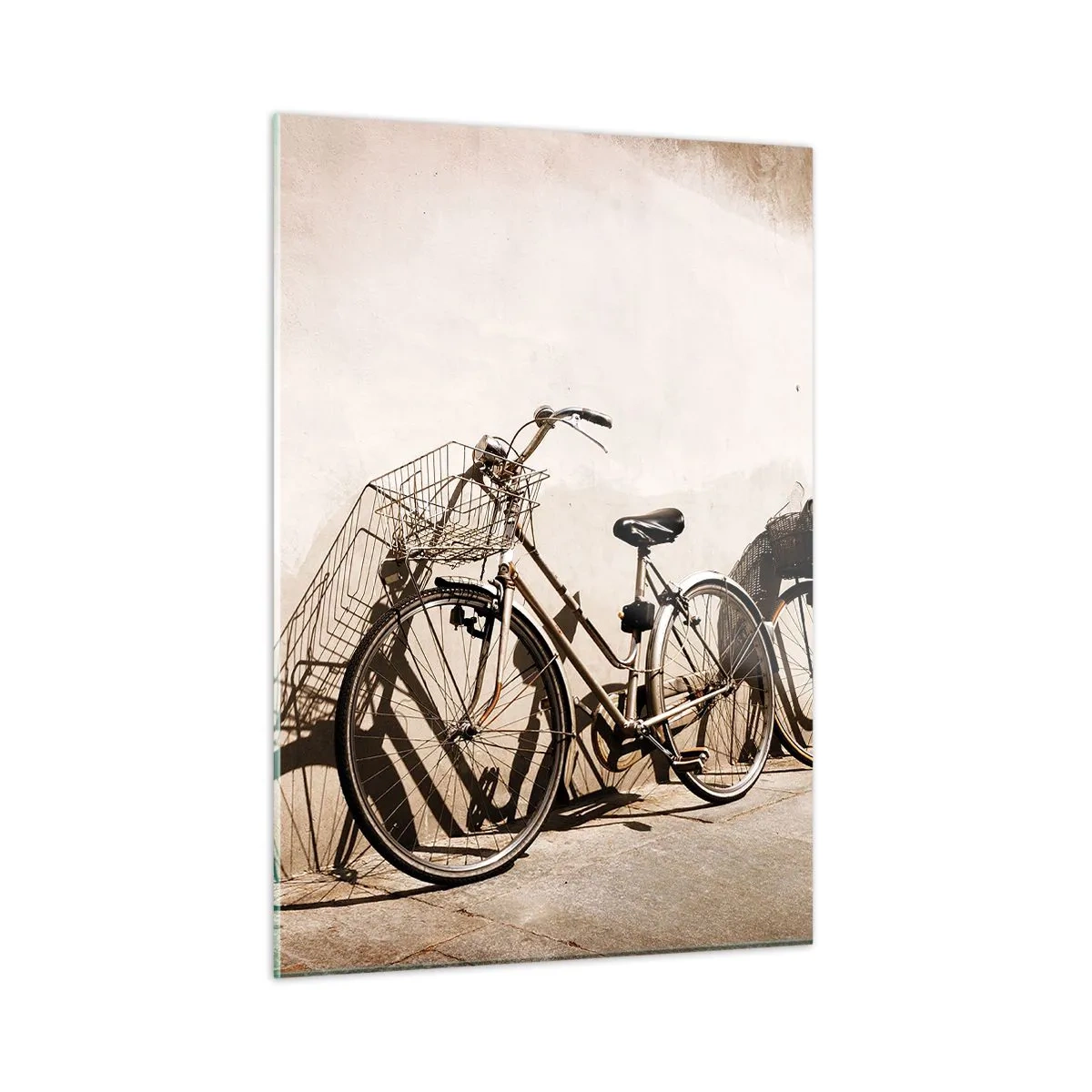 Schilderen op glas - De onvergetelijke charme uit het verleden - 50x70 cm