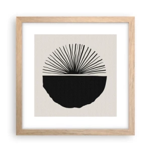 Een poster in een licht eiken lijst - Een scala aan mogelijkheden - 30x30 cm