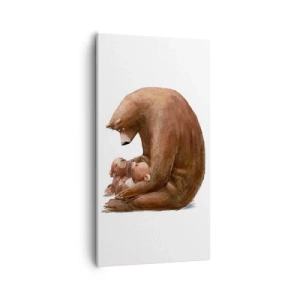 Schilderen op canvas - Zoete dromen, kinderen - 55x100 cm