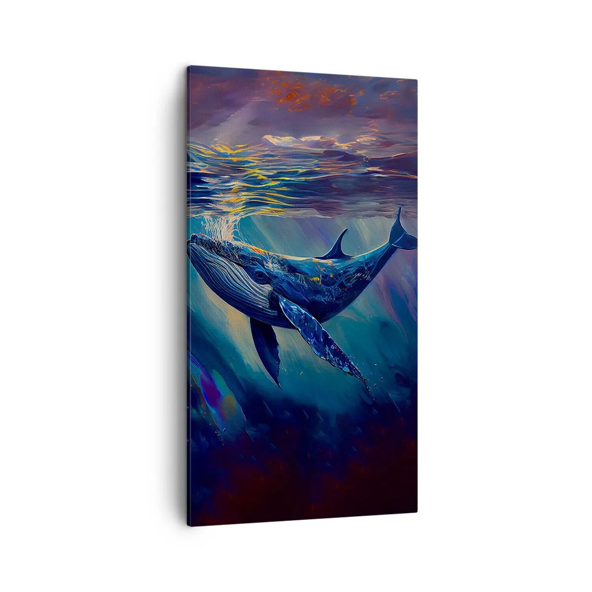 Schilderen op canvas - Welkom in mijn wereld - 45x80 cm