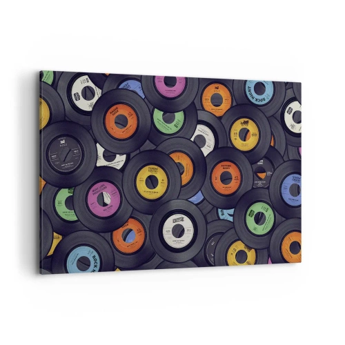 Schilderen op canvas - De kleuren van de klassiekers - 120x80 cm