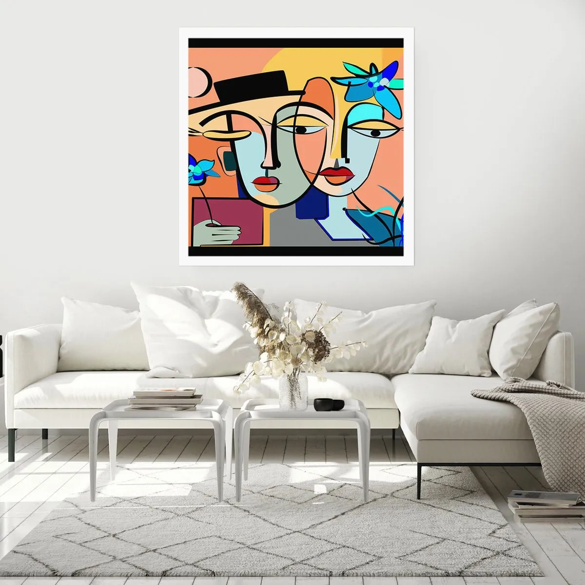Poster - Picasso's randez-vous - 30x30 cm