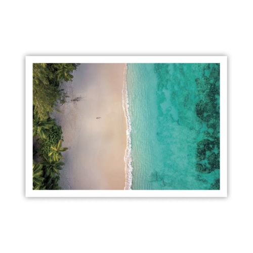 Poster - Paradijsstrand - 100x70 cm