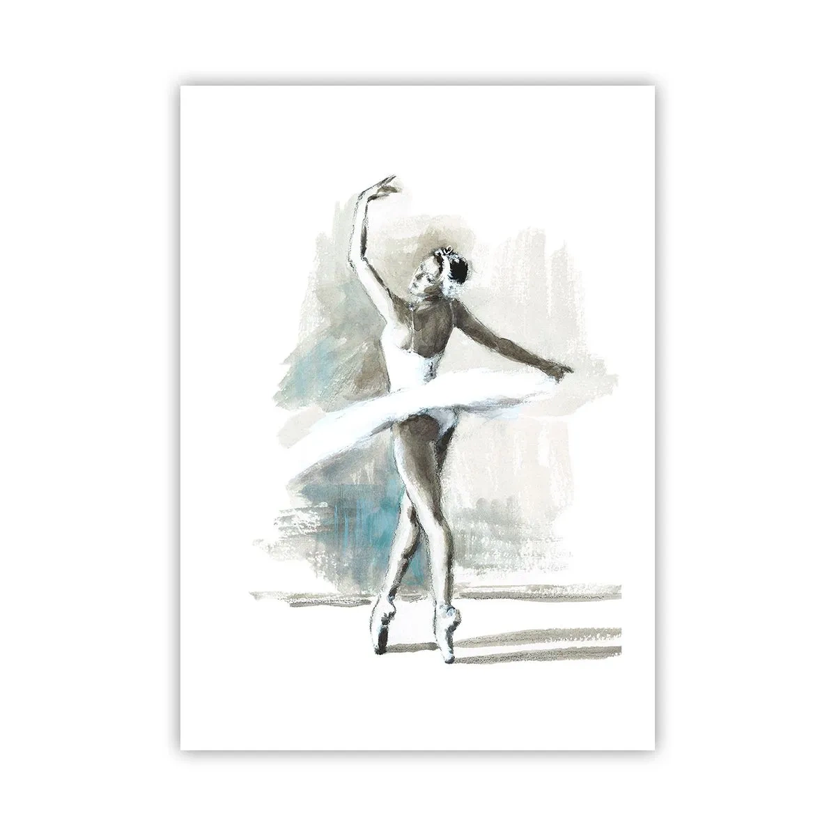 Poster - Betoverd in een zwaan - 50x70 cm
