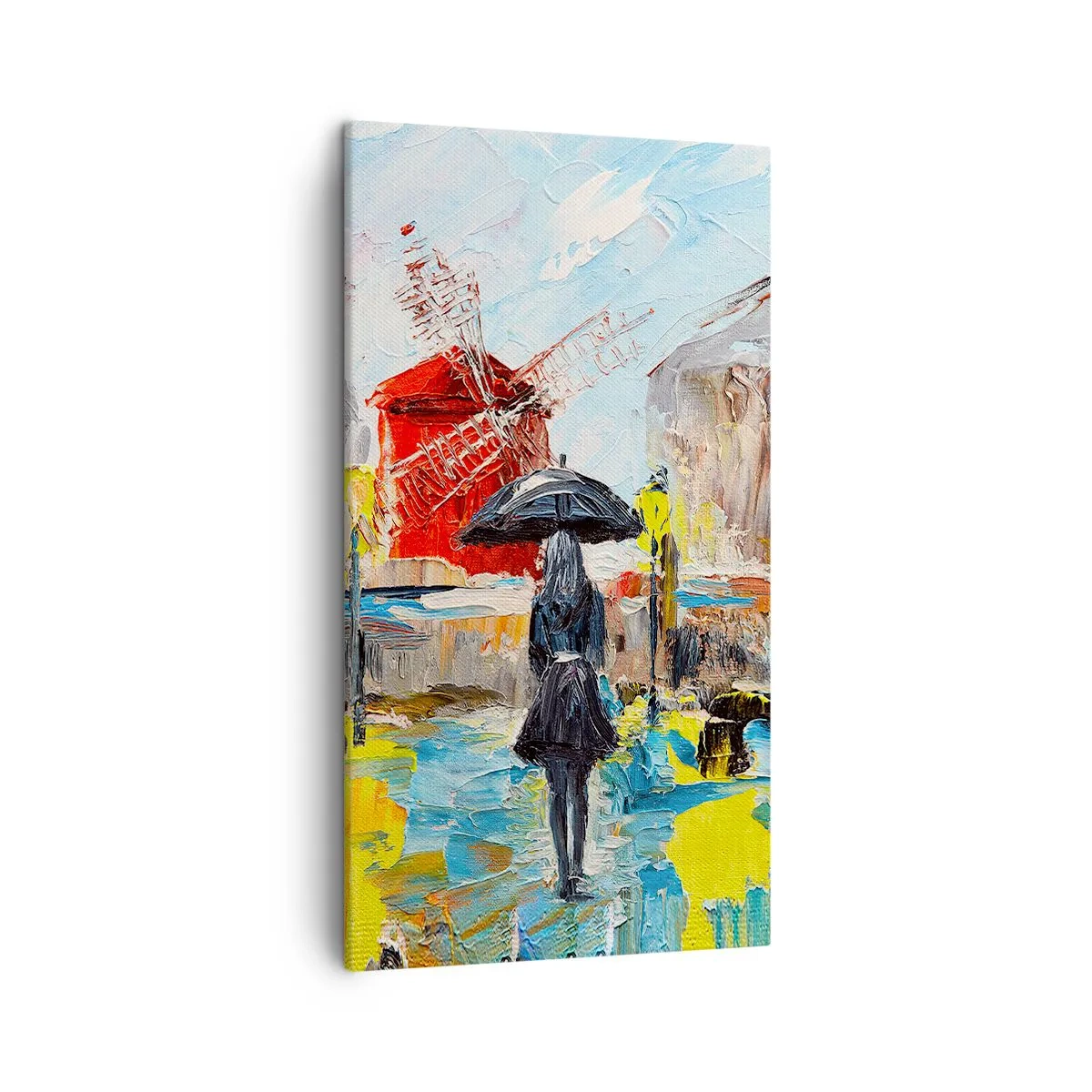 Schilderen op canvas - Parijse legendes - 45x80 cm