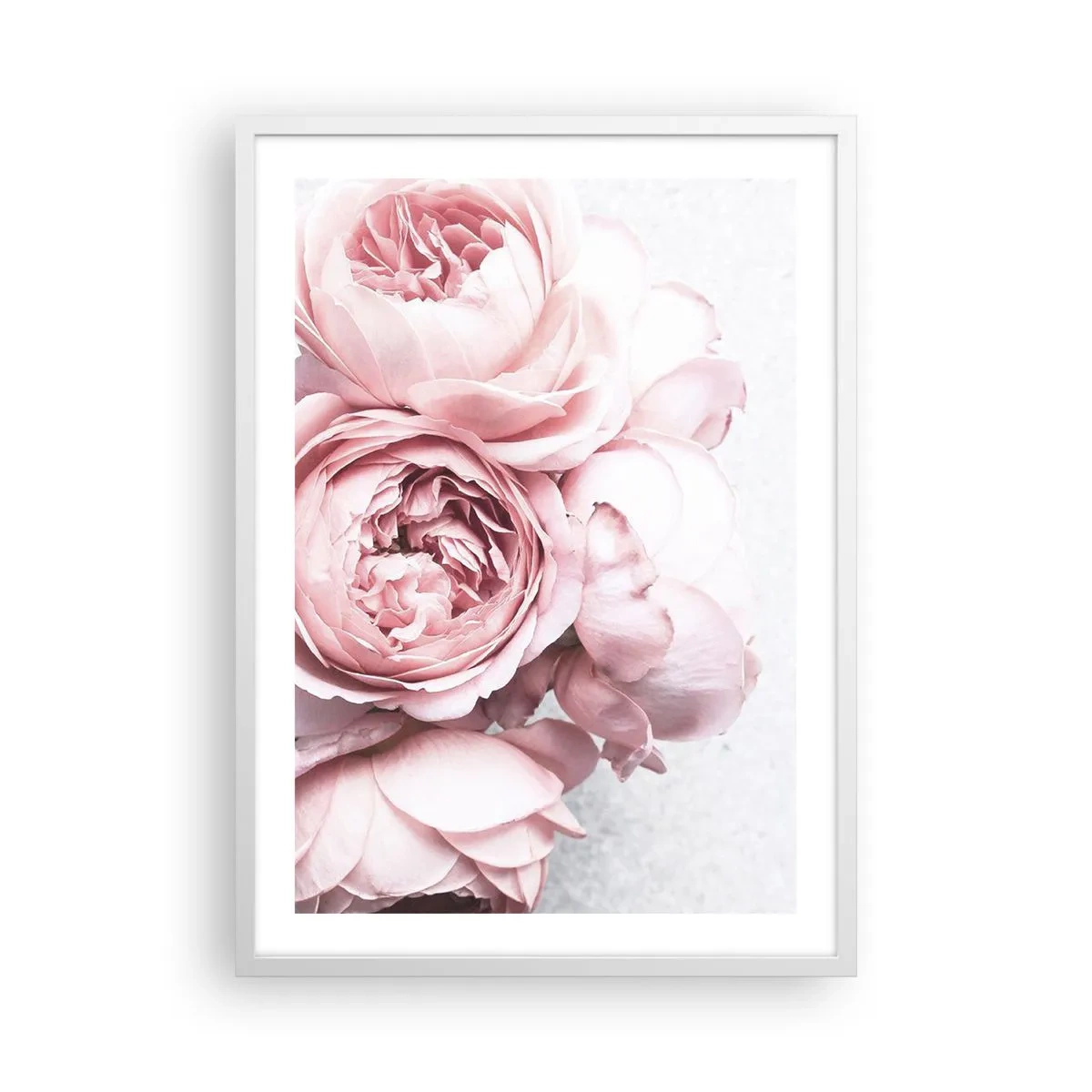 Poster in een witte lijst - Voor romantici - 50x70 cm