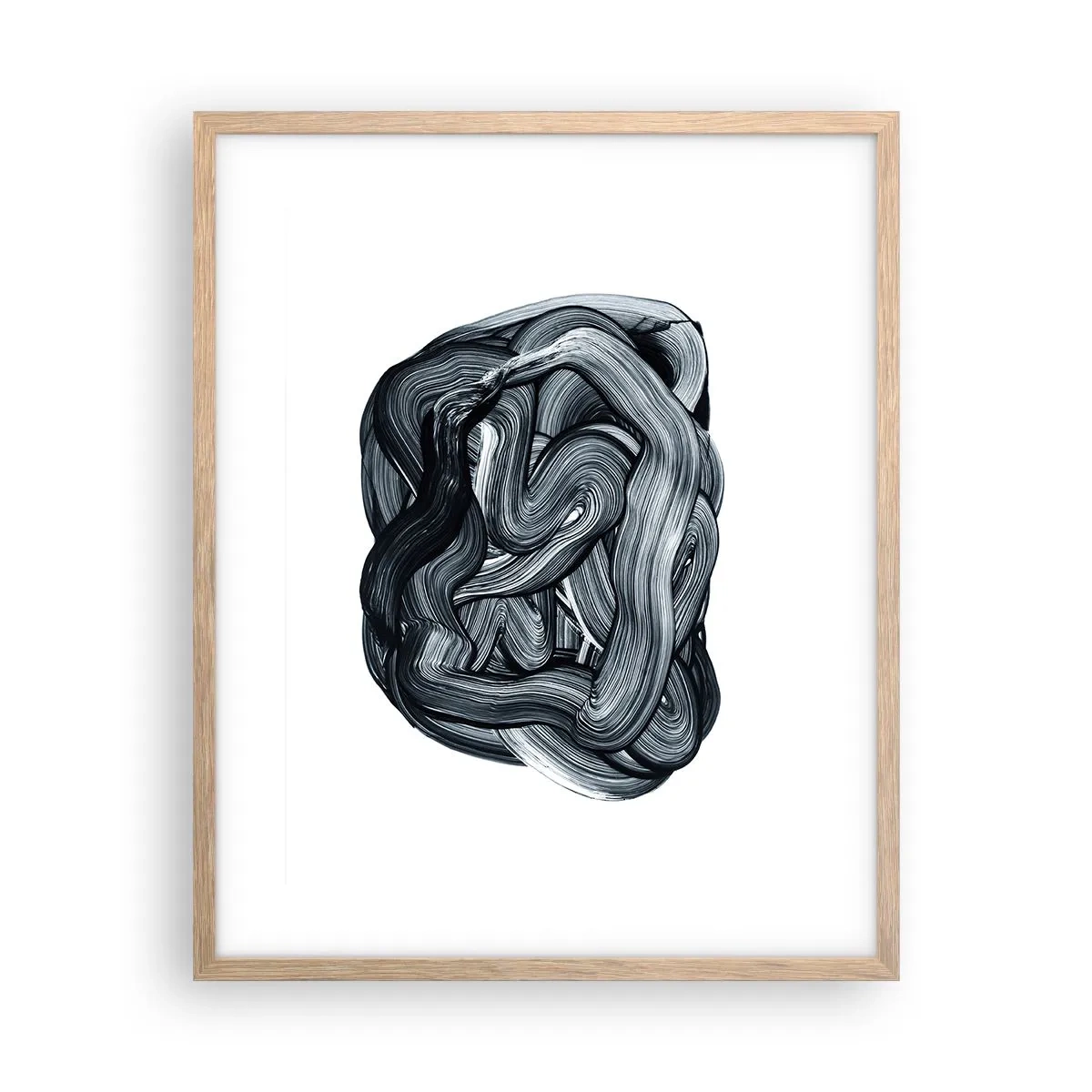 Een poster in een licht eiken lijst - Het is niet zo eenvoudig - 40x50 cm