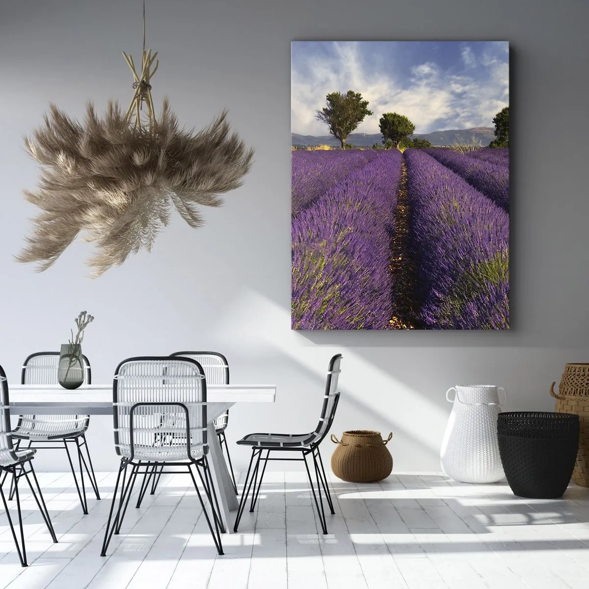 Schilderen op canvas - Lavendel velden - 50x70 cm