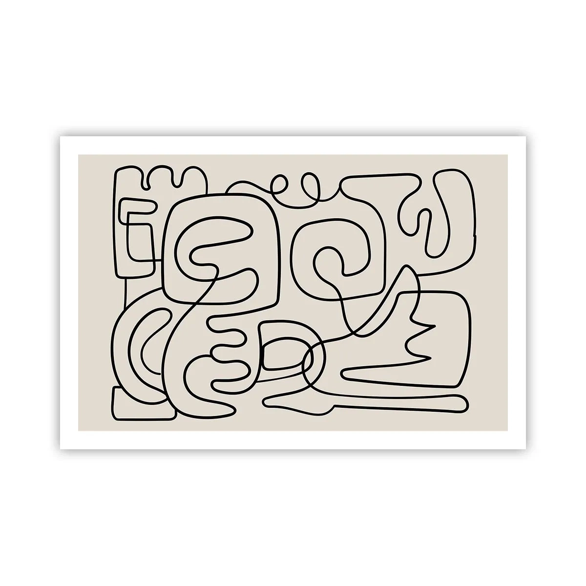 Poster - Volg het pad - 91x61 cm