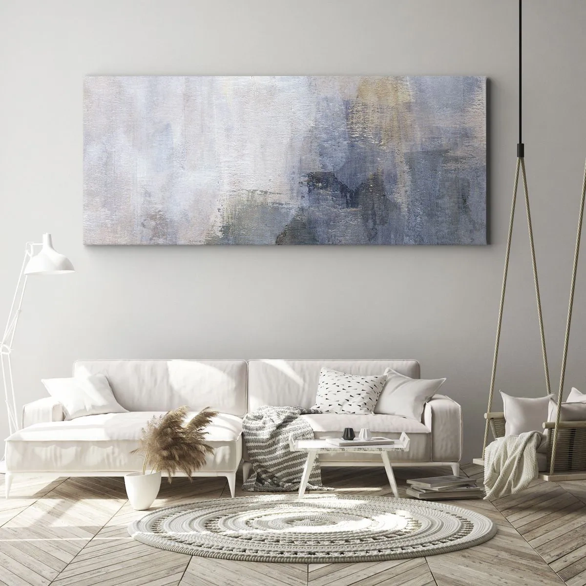 Schilderen op canvas - Kleurtonen en akkoorden - 160x50 cm