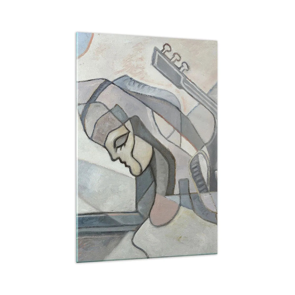 Schilderen op glas - In de kracht van muziek - 70x100 cm