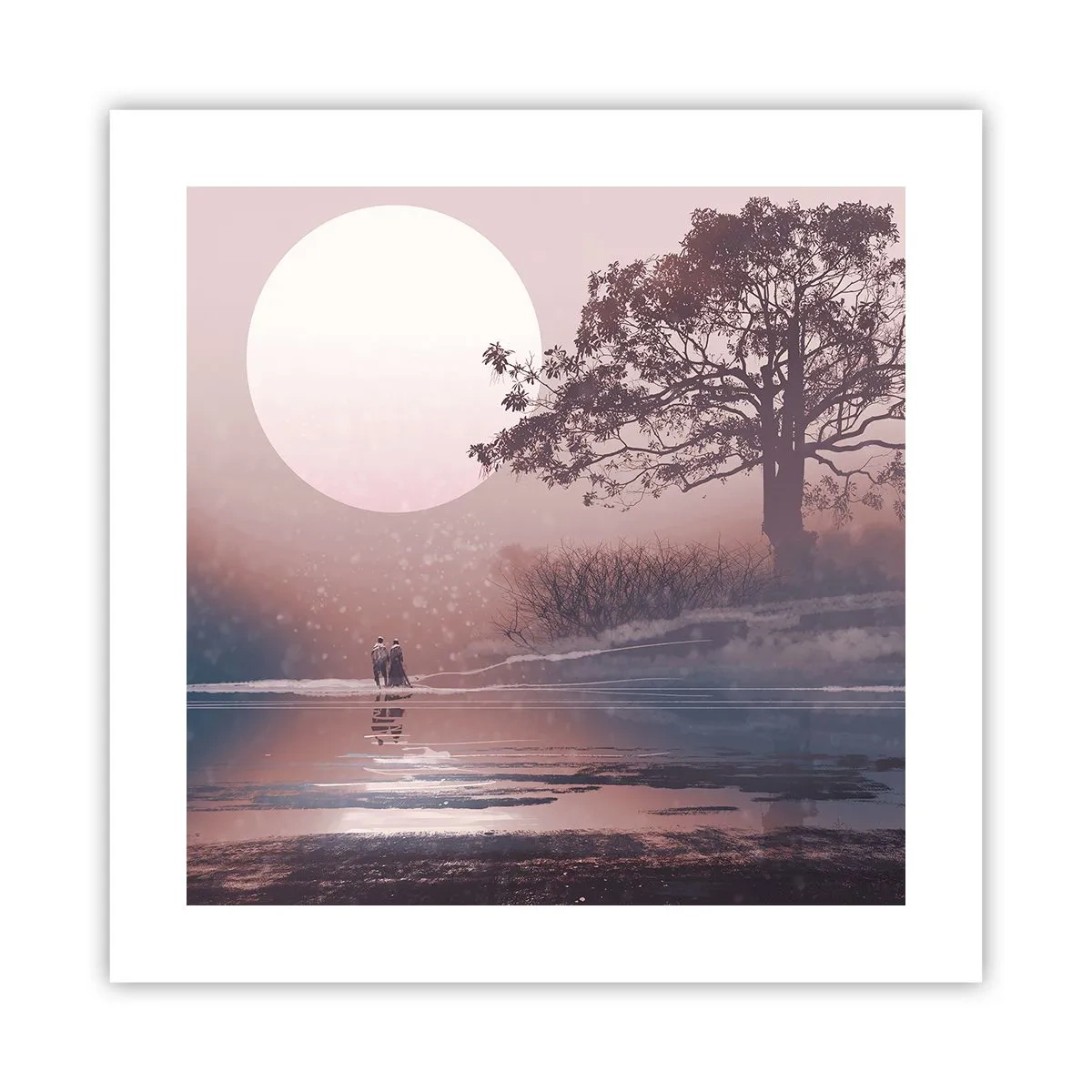 Poster - nacht wonderen - 40x40 cm