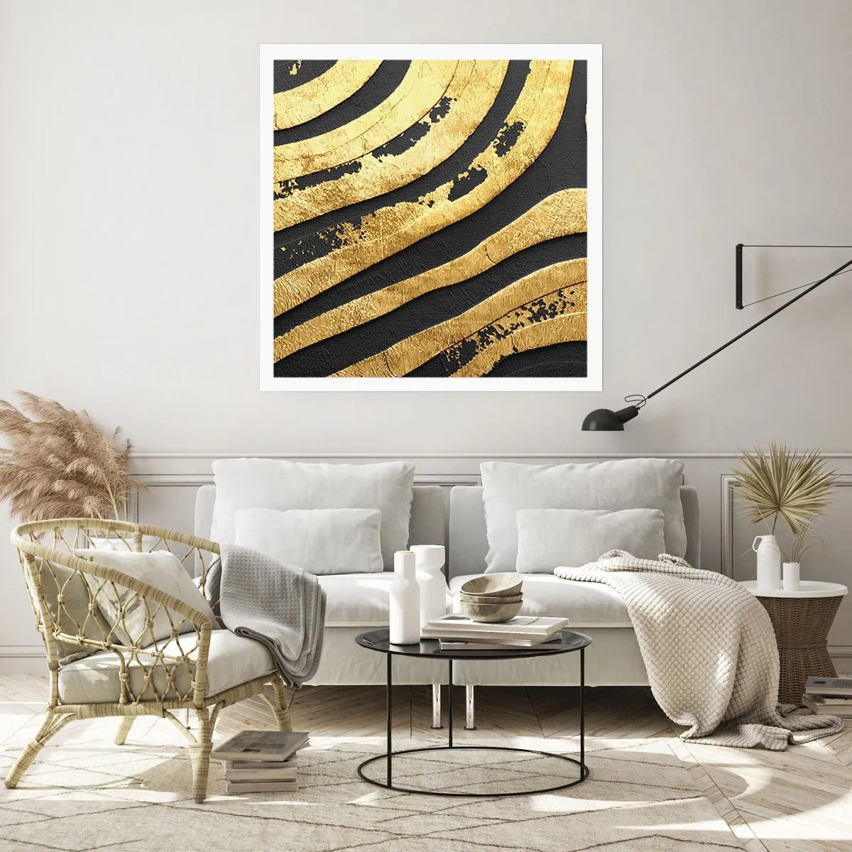 Poster - Alles vloeit - 60x60 cm
