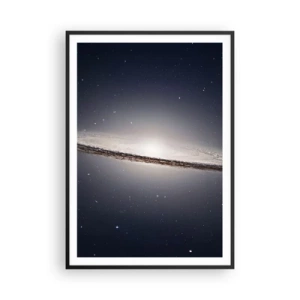 Poster in een zwarte lijst - Lang geleden, in een sterrenstelsel ver, ver weg... - 70x100 cm
