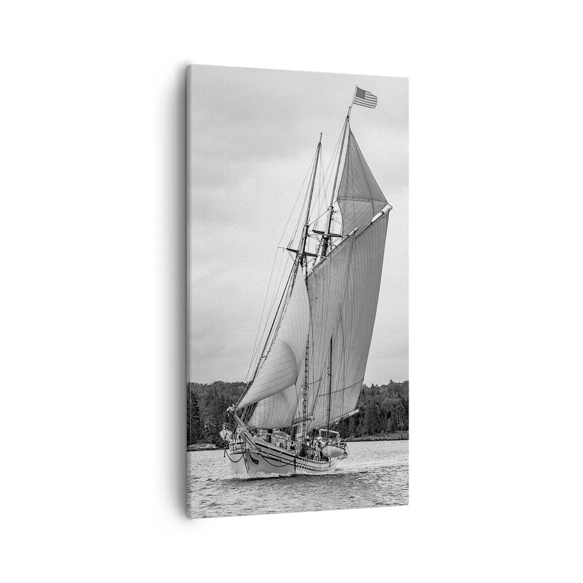 Schilderen op canvas - Broeders van de wind - 55x100 cm