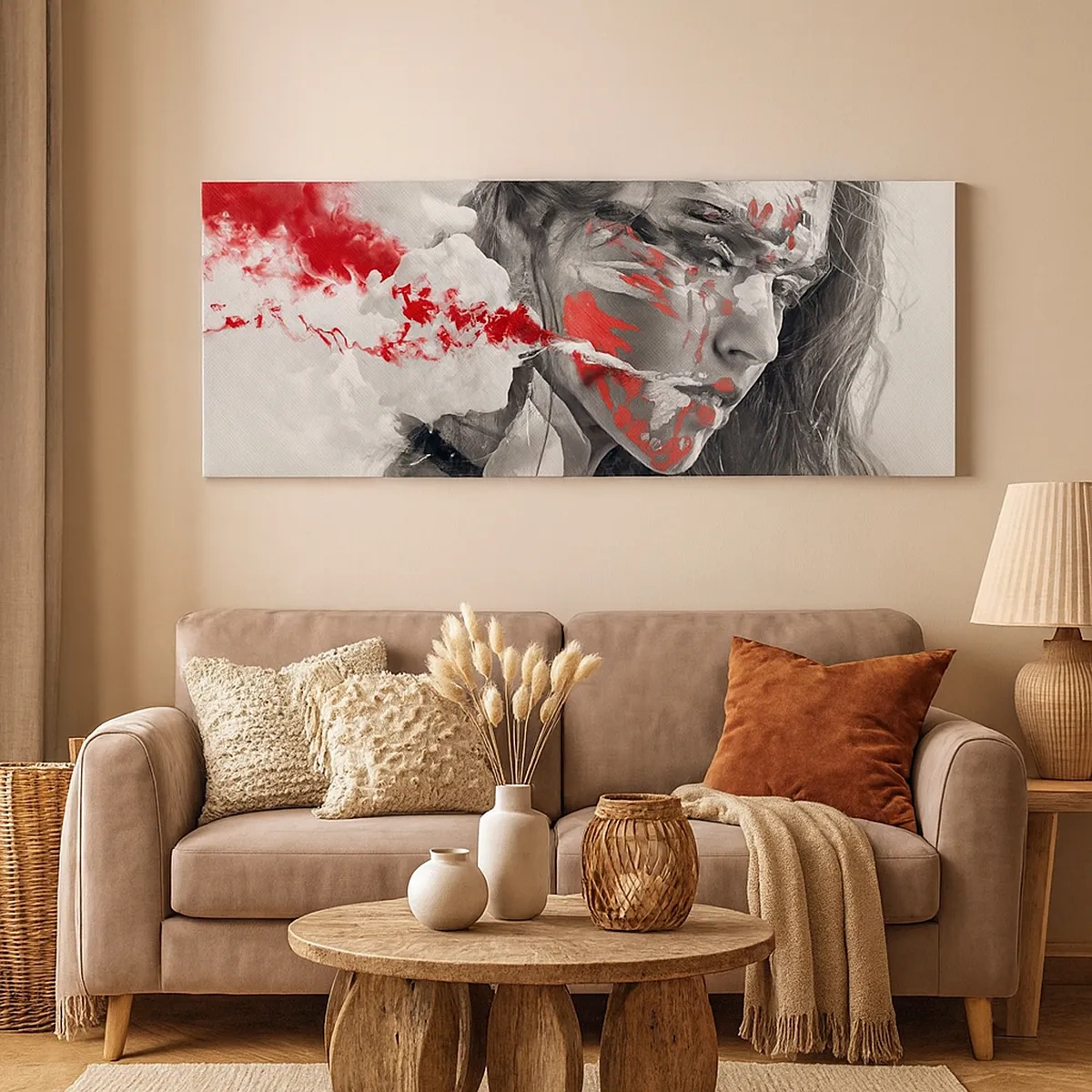 Schilderen op canvas - In de dampen van absurditeit - 30x30 cm